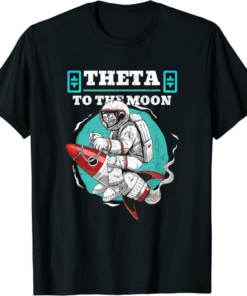 Theta Coin T-Shirt Retro Vintage Crypto To The Moon