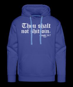 Thou Shalt Not Shitcoin White Lettering Bitcoin Hoodie Sweatshirt 4