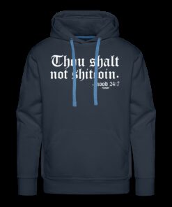 Thou Shalt Not Shitcoin White Lettering Bitcoin Hoodie Sweatshirt 5