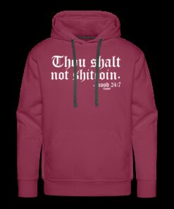 Thou Shalt Not Shitcoin White Lettering Bitcoin Hoodie Sweatshirt 6