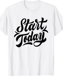Tomorrow Starts Today Zilliqa T-Shirt Motivating Start Today
