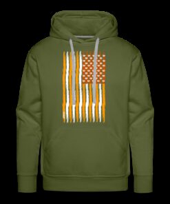 USA Bitcoin Flag Hoodie Sweatshirt