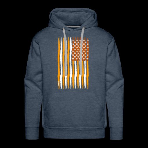 USA Bitcoin Flag Hoodie Sweatshirt