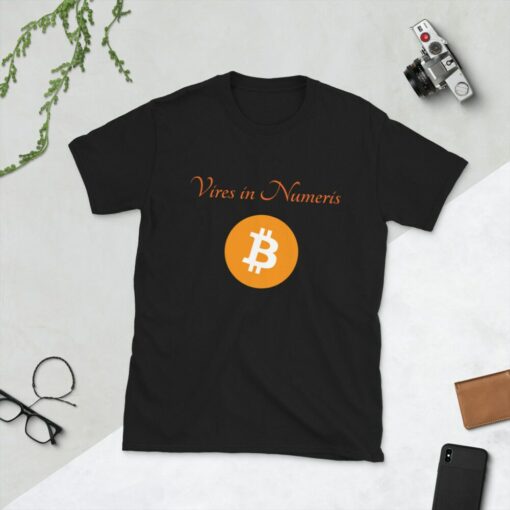 Vires In Numeris T-Shirt Bitcoin Btc Strength In Numbers