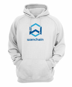 Wanchain vertical logo hoodie