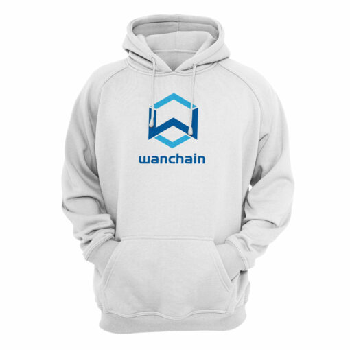 Wanchain vertical logo hoodie