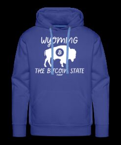 Wyoming The Bitcoin State Hoodie Sweatshirt