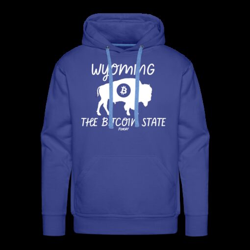 Wyoming The Bitcoin State Hoodie Sweatshirt