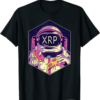 XRP Coin T-Shirt Crypto Currency To The Moon Astronaut