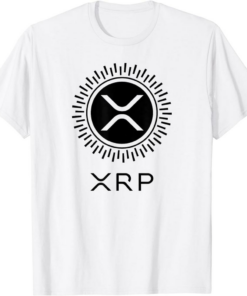 XRP Coin T-Shirt Cryptocurrency Logo Circle Crypto
