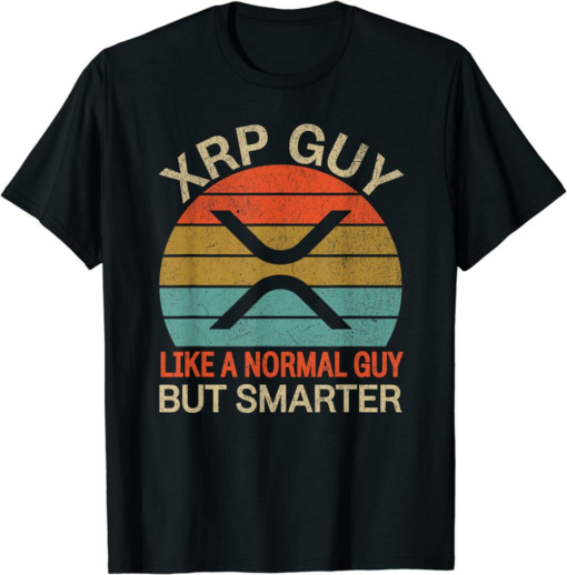 XRP Coin T-Shirt Guy Crypto Merchandise Definition