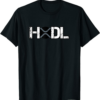 XRP Coin T-Shirt HOLD Distressed Dark Crypto Trader