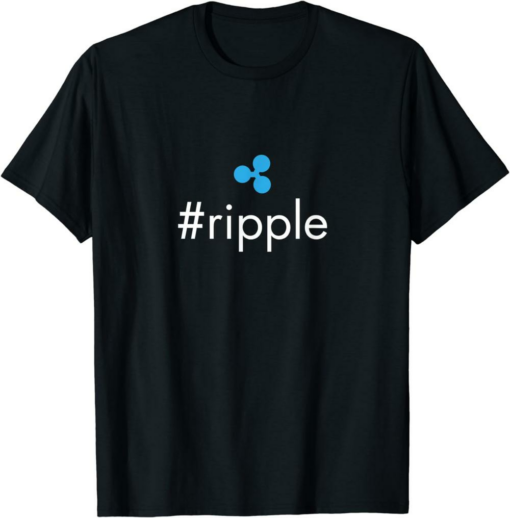 XRP Coin T-Shirt Hashtag Ripple Investor