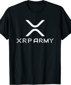 XRP Coin T-Shirt Hodl Cryptocurrency Army