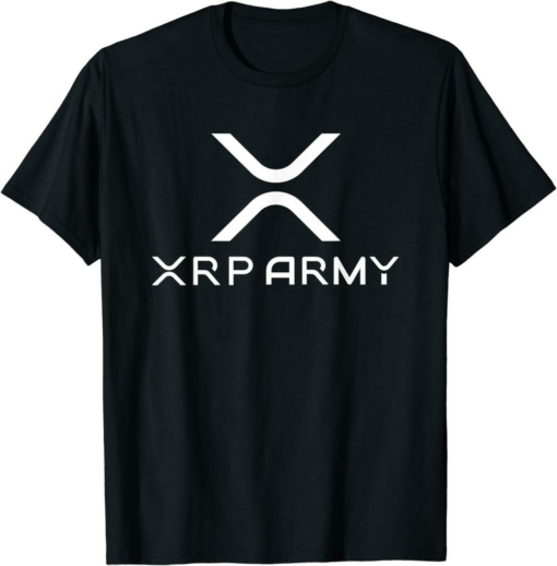 XRP Coin T-Shirt Hodl Cryptocurrency Army