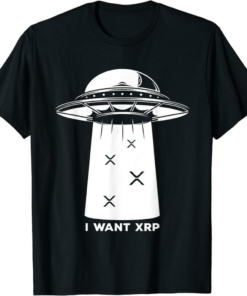 XRP Coin T-Shirt I Want Ripple Token Crypto Millionaire