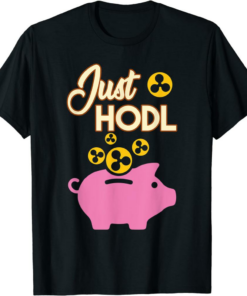 XRP Coin T-Shirt Just Hodl Ripple Cryptocurrency Digital