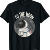 XRP Coin T-Shirt Ripple Astronaut To The Moon Funny