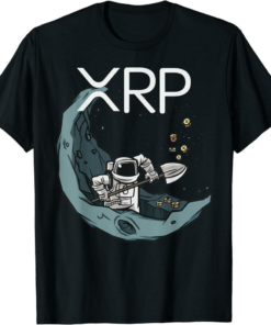 XRP Coin T-Shirt Ripple Bullrun Moon Cryptocurrency Investor