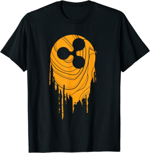 XRP Coin T-Shirt Ripple Cryptocurrency Blockchain Money