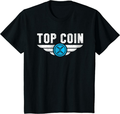 XRP Coin T-Shirt Ripple Cryptocurrency Trendy