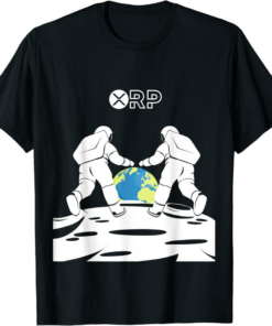 XRP Coin T-Shirt Ripple Millionaire Token Bullrun Blockchain
