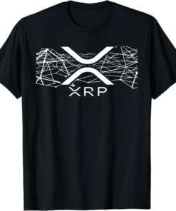 XRP Coin T-Shirt Ripple Net Bitcoin Crypto Cryptocurrency