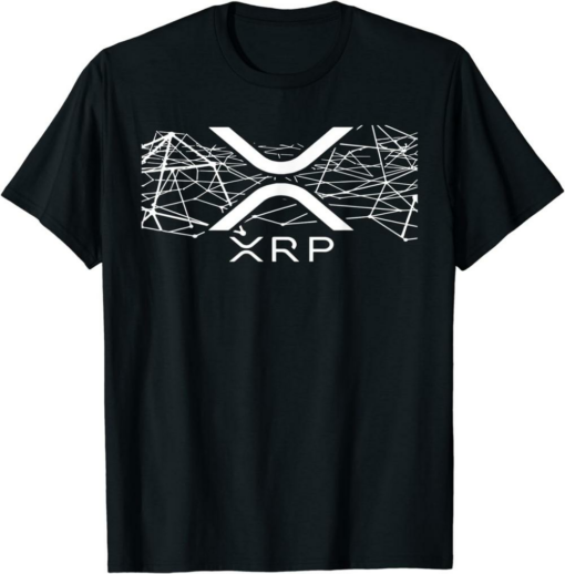 XRP Coin T-Shirt Ripple Net Bitcoin Crypto Cryptocurrency