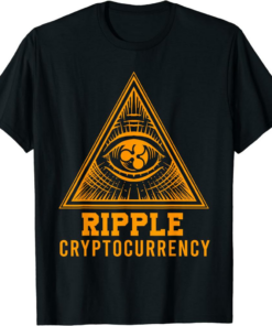 XRP Coin T-Shirt Ripple Pyramid Crypto Money Cryptocurrency