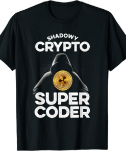 XRP Coin T-Shirt Shadowy Crypto Super Coder Ripple