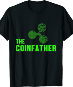 XRP Coin T-Shirt The Coinfather Ripple Cryptocurrency