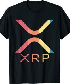 XRP Coin T-Shirt To The Moon Ripple Cryptocurrency Bitcoin