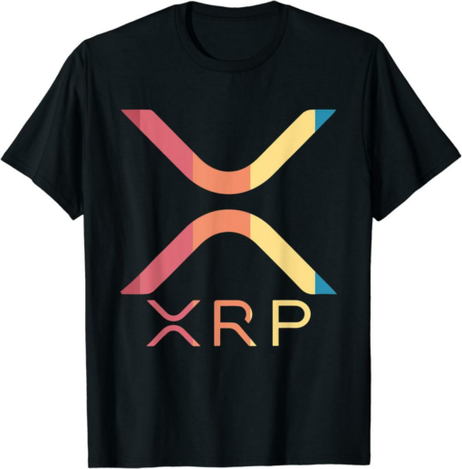 XRP Coin T-Shirt To The Moon Ripple Cryptocurrency Bitcoin