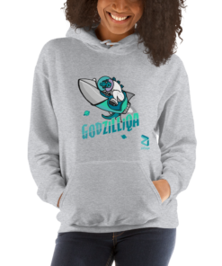Zilliqa Merch - Godzilliqa WomanHoodie 4 Zilliqa Merch Godzilliqa WomanHoodie 5