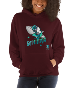 Zilliqa Merch - Godzilliqa WomanHoodie 5 Zilliqa Merch Godzilliqa WomanHoodie 6