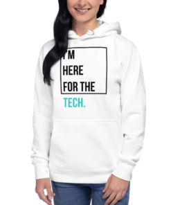 Zilliqa Merch – I’m here for the tech Women’s Pullover Hoodie