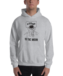 Zilliqa Merch To the moon Men's Hoodie 1