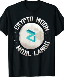 Zilliqa To The Moon T-Shirt Crypt To Moon Hodl Funny