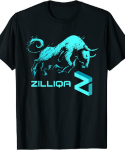 Zilliqa To The Moon T-Shirt Crypto Bullrun Hodl Zil Coin