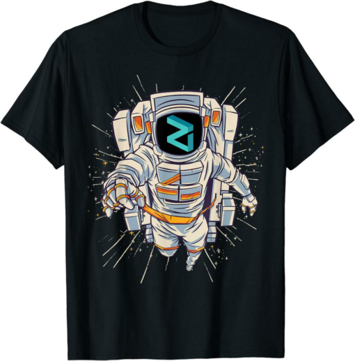 Zilliqa To The Moon T-Shirt Crypto Zilliqa Astronaut To Moon