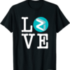 Zilliqa To The Moon T-Shirt Love Logo Hodl Zil Crypto