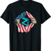 Zilliqa To The Moon T-Shirt Retro Vintage Us Flag Zilliqa