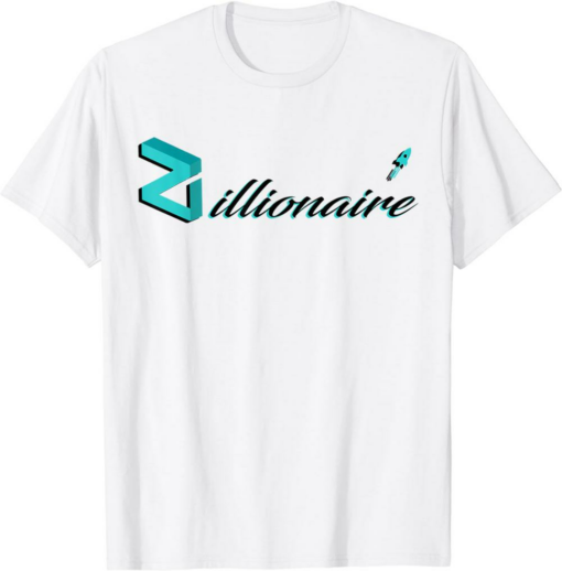 Zilliqa To The Moon T-Shirt Token Zillionaire Crypto