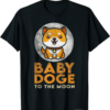 Black Doge Universe T-Shirt Baby Doge To The Moon Crypto