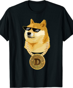 Black Rodeo Doge Remill T-Shirt Gansta Cryptocurrency