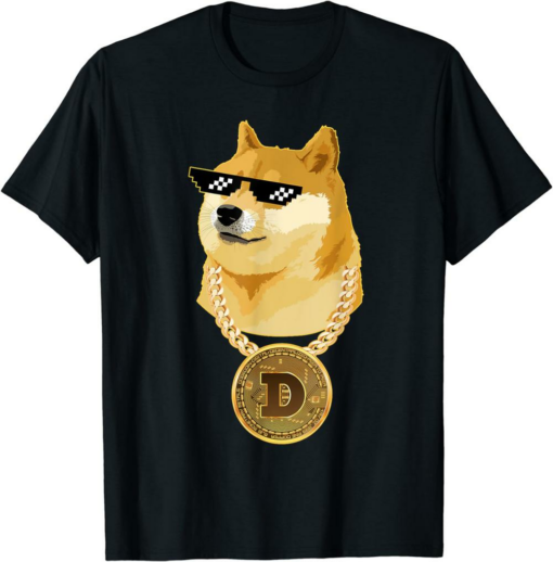 Black Rodeo Doge Remill T-Shirt Gansta Cryptocurrency