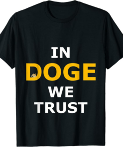 Black Rodeo Doge Remill T-Shirt In Doge We Trust Crypto