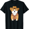 Black Rodeo Doge T-Shirt Cowboy Shiba Inu Funny Western Dog