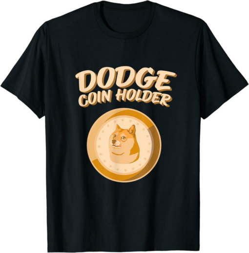 Black Rodeo Doge T-Shirt Funny Dogecoin Cryptocurrency