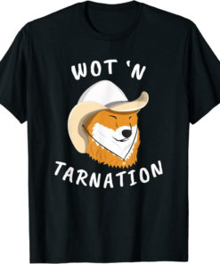 Black Rodeo Doge T-Shirt What In Tarnation Dog Meme